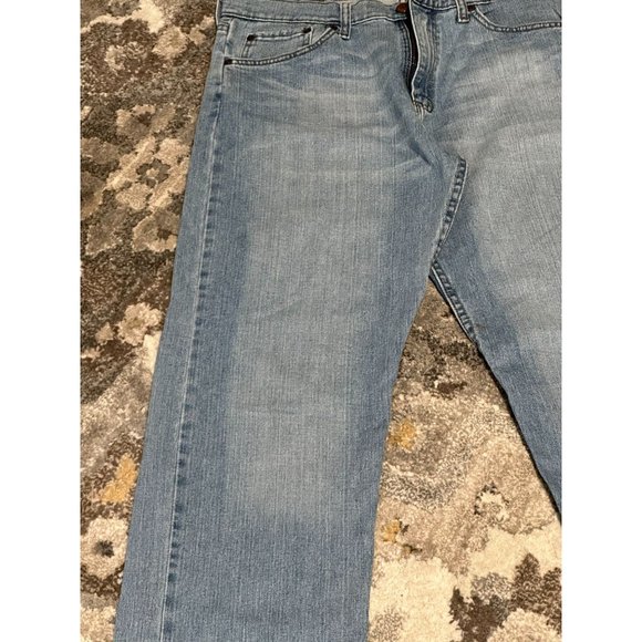 Wrangler Jeans Premium Quality 34x30 Work Jeans Relaxed Straight Fit Barn Wear - Picture 7 of 8